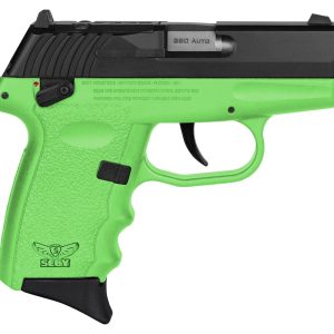 SCCY CPX4CBLGRDR 380 PST BL/LIME GRP D/S SAFETY