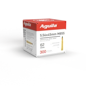 AGUILA 556 GRN TIP 62GR 300RD PACK 4 PER CASE