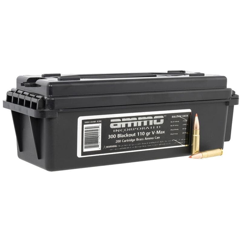 AMMO INC 300BLK 110G VMAX 20RD BX/200RD CASE