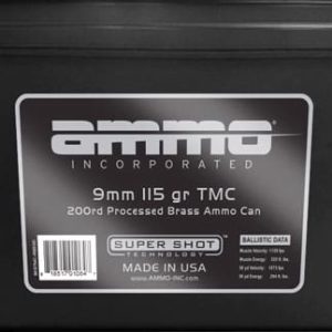 AMMO INC 9MM LUGER 115GR TMC BRASS