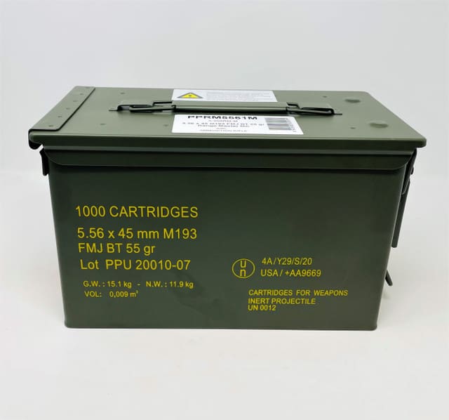 PPU 556 FMJBT 55GR RANGE MST 1000RD CAN
