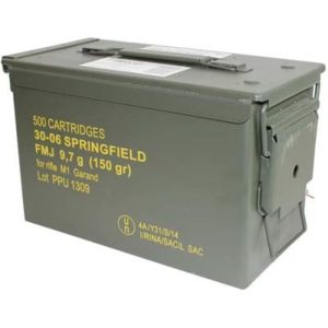 PPU 3006 150GR FMJ M1 GARAND 500RD CAN