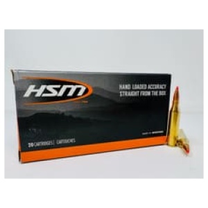 HSM AMMUNITION 17 REM 20GR VMAX VARM 50RD BOX 10 BOXES PER CASE