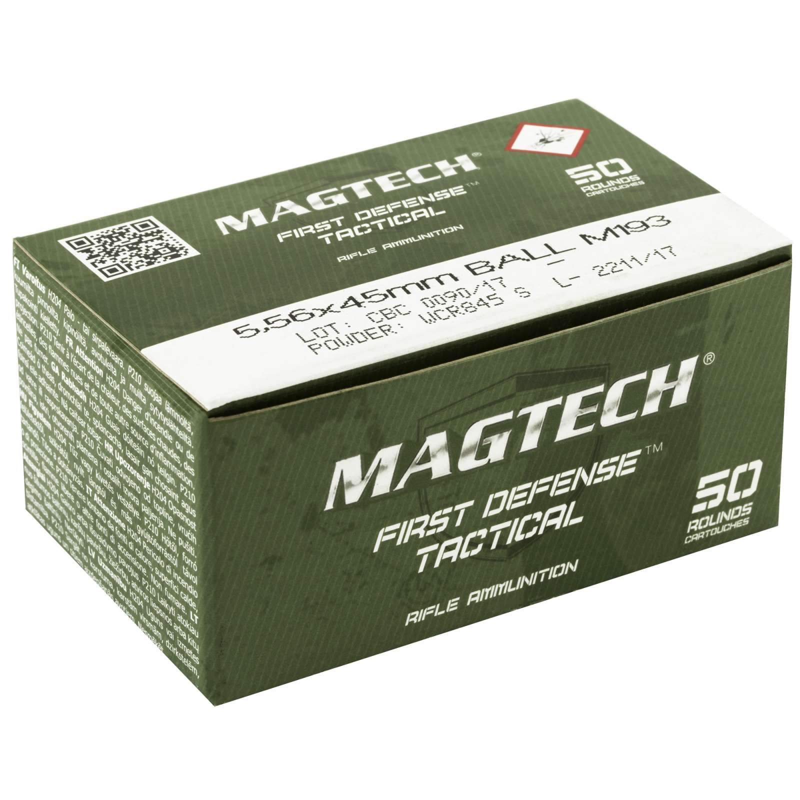 MAGTECH 5.56X45 M193 55GR FMJ 50RD BOX 20 BOXES PER CASE