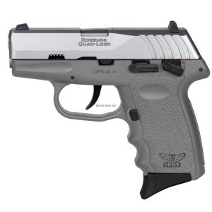 SCCY CPX-4TT 380 PSTL STS/SNIPER GR DBL SIDED SAFETY