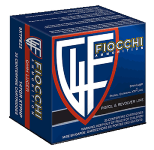 FIOCCHI 9MM LUGER 147GR XTPJHP