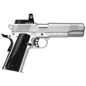 STAINLESS LW 1911 9MM  W/RED DOT