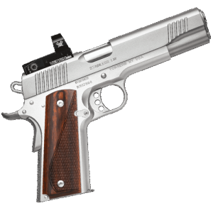 STAINLESS LW 1911 9MM  W/RED DOT
