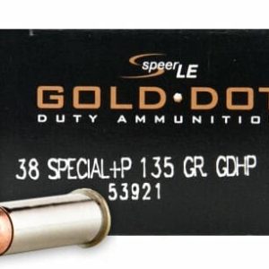 CCI/SPEER GLD DT 38SPL+P 135GR GDHP