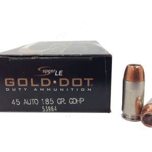 CCI GLD DOT 45 AUTO 185GR GDHP