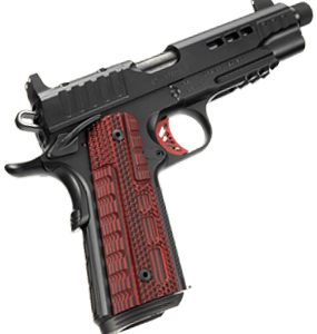 KIMBER RAPIDE HEAT 45ACP 5" TB BLK, BLK/RD G10 GRIP, SUPP SIGHTS,