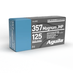 AGUILA 357 MAG JHP 125GR 50RD BOX 10 BXS PER CS