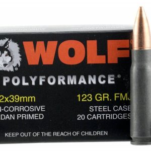 WOLF 762X39 123GR FMJ STEEL CASE