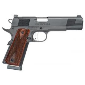 ROCK RVR 1911 CARRY 5" 9 MM PSTL WOOD GRPS 9RD