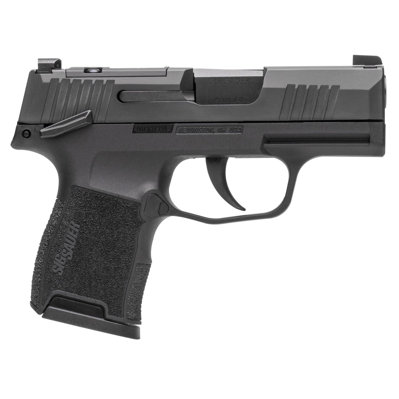 SIG SAUER P365 M.S. 9MM PSTL 3.10" 2-10RD, OPTC RDY, CA COMPLIANT