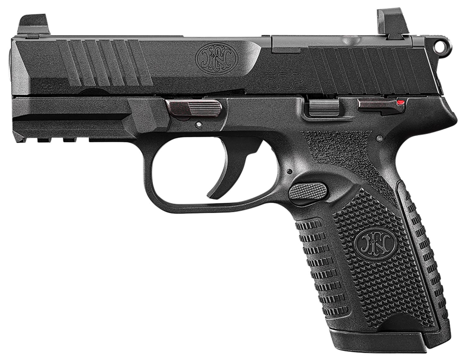 FN 502 MRD BLACK 2-10RD PSTL