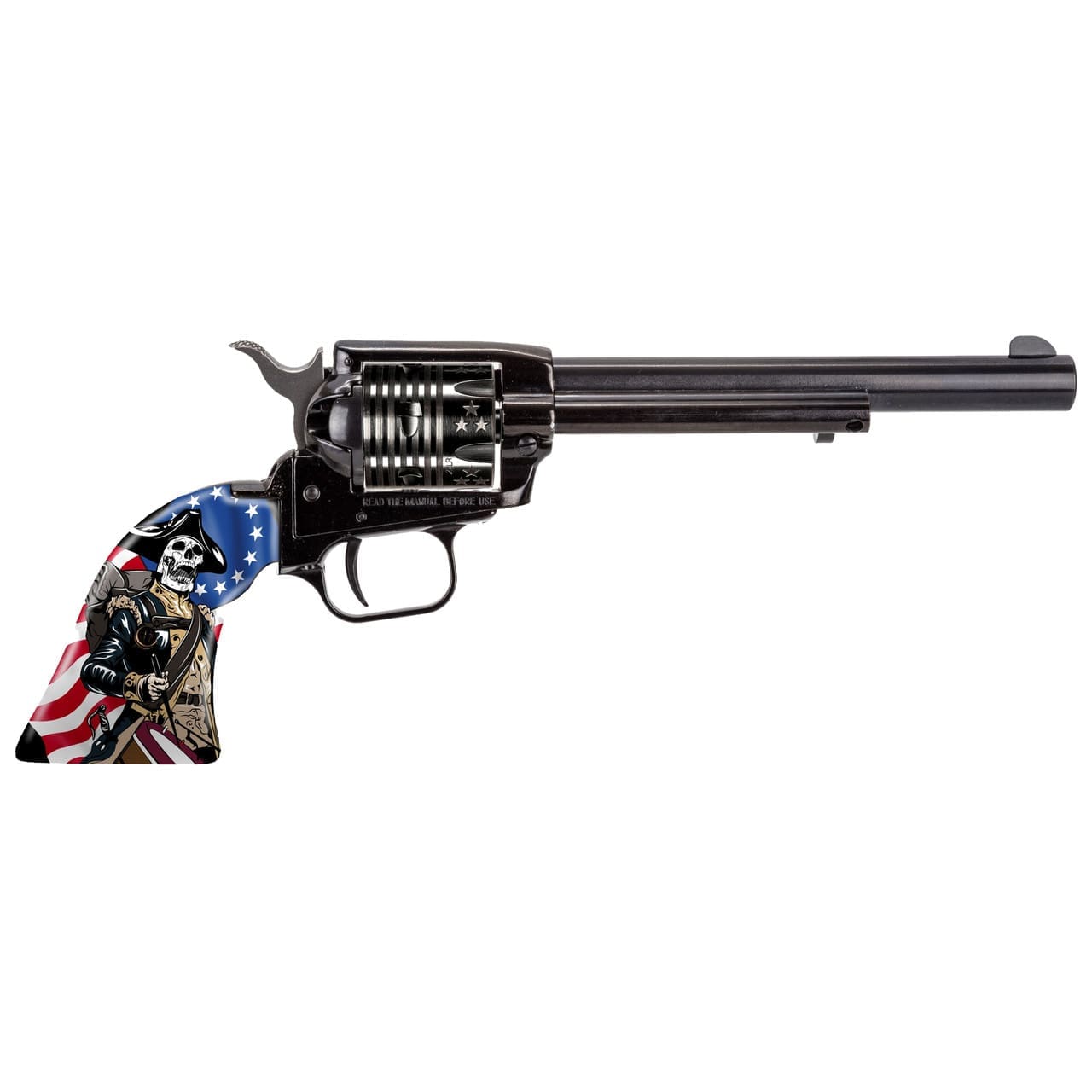 HERITAGE ROUGH RIDER 22LR 6.5" BLK ENGRAVED FLG/ INDEPENDENCE DAY GRIP