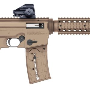 MOSSBERG 715T FLAT TOP 22LR S/A FDE RIFLE W/GRN DOT