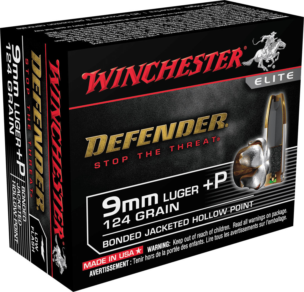 WINCHESTER SPRME 9MM+P 124GR JHP