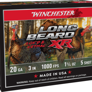 WINCHESTER LONG BEARD XR 20G 3" #5  1.25OZ 10RD 100RD CS