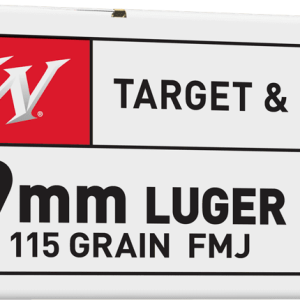 WINCHESTER USA 9MM 115GR FMJ 100RD BX 1000RD CASE