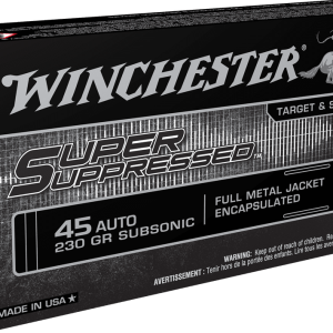 WINCHESTER SUPPRESSED 45ACP 230GR FMJ 50RD BX