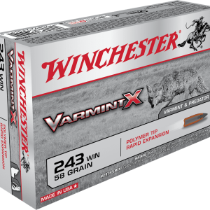 WINCHESTER SUPER X POWER POINT 243WIN 58GR 20RD BX 200RD CASE