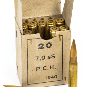GREEK 8MM 1940 SURPLUS AMMO 198G FMJ 20RD BX 960RD CS