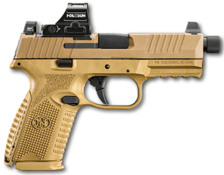 FN 509 TACTICAL W/ HOLOSUN HS407C FDE 9MM 4.5" 1-15RD 1-24RD