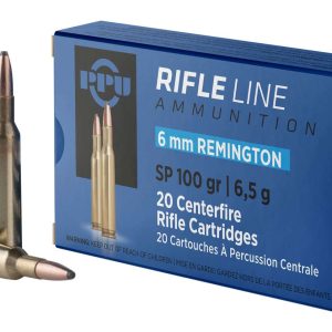 PPU 6MM REMINGTON SPBT 100GR 20RD BOX 10 BOXES PER CASE