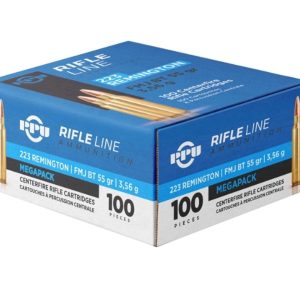 PPU REMINGTON .223 FMJBT 55G 100RD BOX 8 BOXES PER CASE