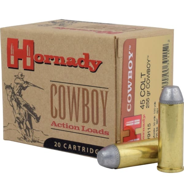 HORNADY CUSTOM COWBOY 45COLT 255GR XTP 20RD BX 200RD CASE
