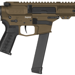 CMMG PISTOL, BANSHEE, MKGS, 9MM, 8", MIDNIGHT BRZ W/ADJ RIP BRACE