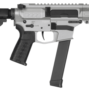 CMMG PISTOL, BANSHEE, MKGS, 9MM, 5", TITANIUM W/ADJ RIP BRACE