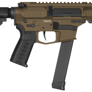 CMMG PISTOL, BANSHEE, MKGS, 9MM, 5", MIDNT BRZ W/ADJ RIP BRACE