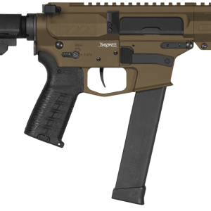 CMMG PISTOL, BANSHEE, MKG, 45 ACP, 5", MIDNIGHT BRZ W/ADJ RIP BRACE