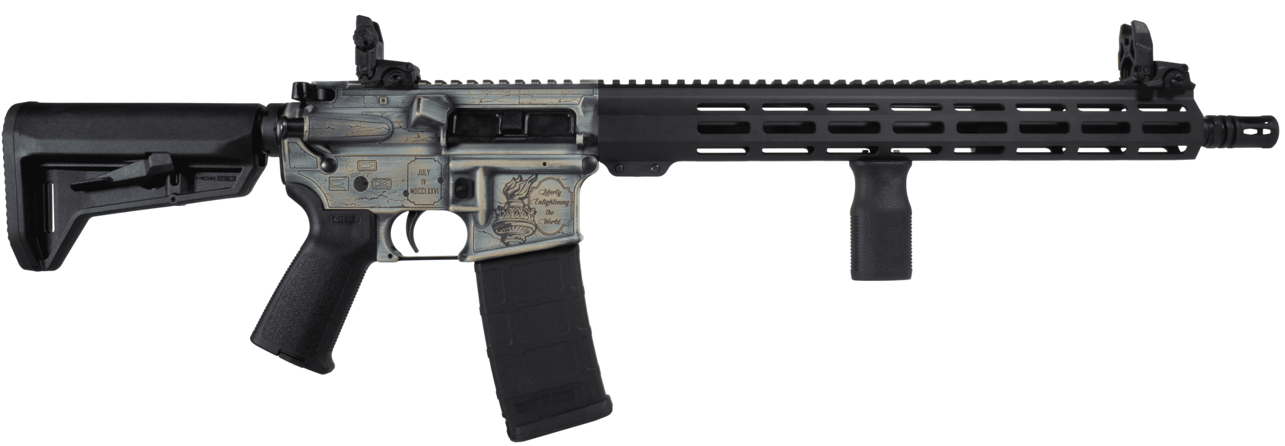 SHARK COAST LADY LIBERTY DELUXE DEEP ENGRVD AR 5.56 RFL MAGPUL