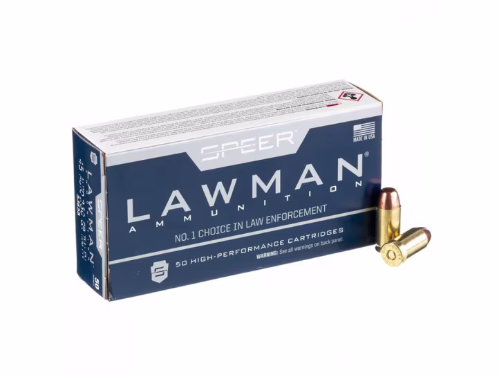 CCI LAWMAN 45AUTO 230GR TMJ 50RD BX 1000RD CASE
