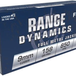 FIOCCHI 9MM LUGER 158GR FMJ SUBSNC 50RD BX 1000RD CASE