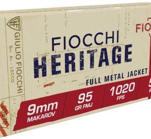 FIOCCHI 9 MAKAROV 95GR FMJ 50RD BX 1000RD CASE