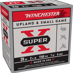 WINCHESTER SUPER X UPLAND HVY 20G 2-3/4" #6 25RD BX 250RD CS
