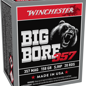WINCHESTER BIG BORE 357MAG 158G JSP 20RD BX 200RD CS
