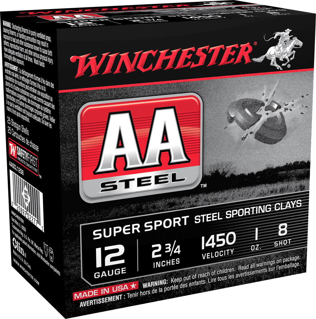 WINCHESTER AA SUPER SPORT 12GA 2-3/4" 10Z #8 25RDS BX 250RD CSE