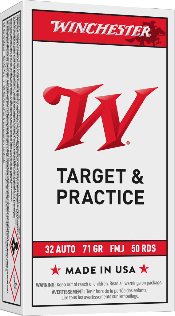 WINCHESTER 32 AUTO USA TRGT 71G FMJ 50RD