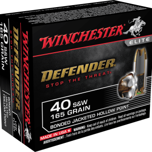 WINCHESTER 40S&W 165GR JHP BND PDX
