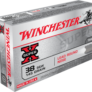 WINCHESTER 38S&W 145GR RN LED SPRX