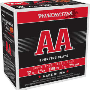 WINCHESTER AA SPRT CLB 12GA 2-3/" 10Z #7.5 25RD BX 250RD CASE