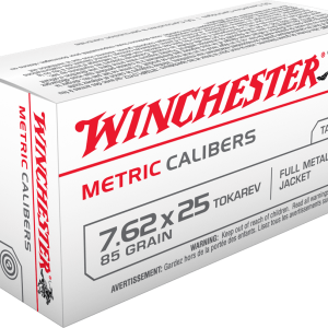 WINCHESTER 7.62X25 TOKAREV 85GR FMJ