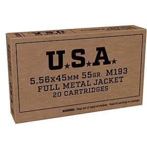 5.56 55GR FMJ SRVCE GRADE 20RDS