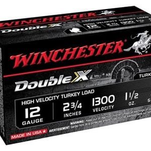 WINCHESTER DBLE X 12GA 2-3/4" 1-1/2OZ 1300FPS TRKY